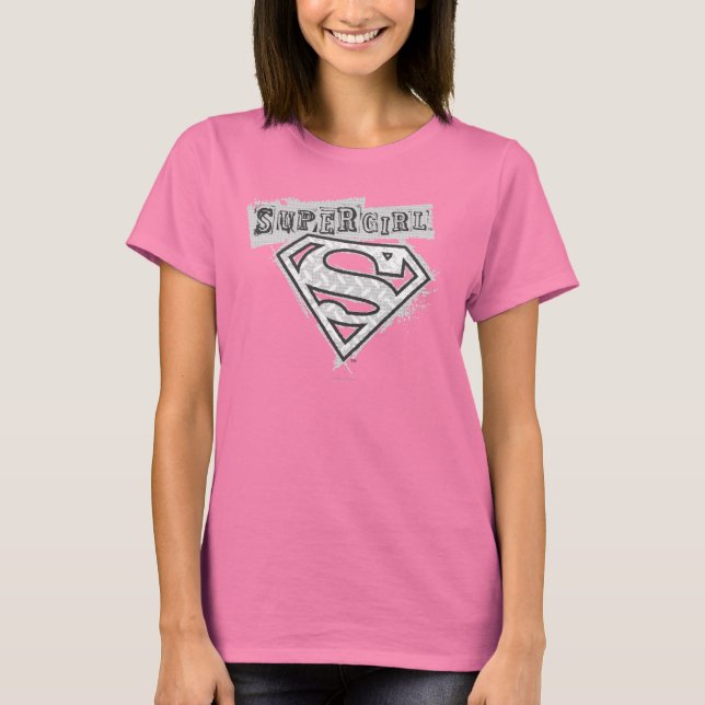 Camiseta Logotipo da Supergirl 1 (Frente)
