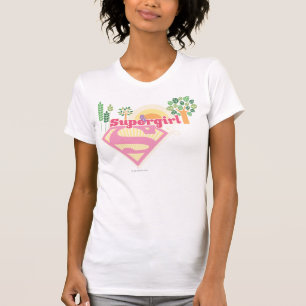 Camiseta Logotipo da Supergirl Nature