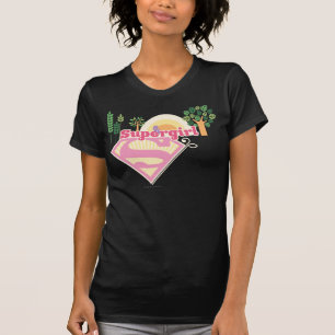 Camiseta Logotipo da Supergirl Nature