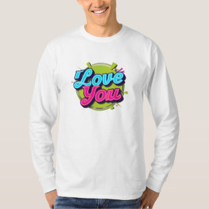 Camiseta Logotipo da T-shirt/ Hoodies/ Sweatshirt "I Love Y
