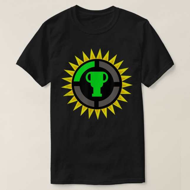 Camiseta Logotipo da teoria do jogo Engraçado (Frente do Design)