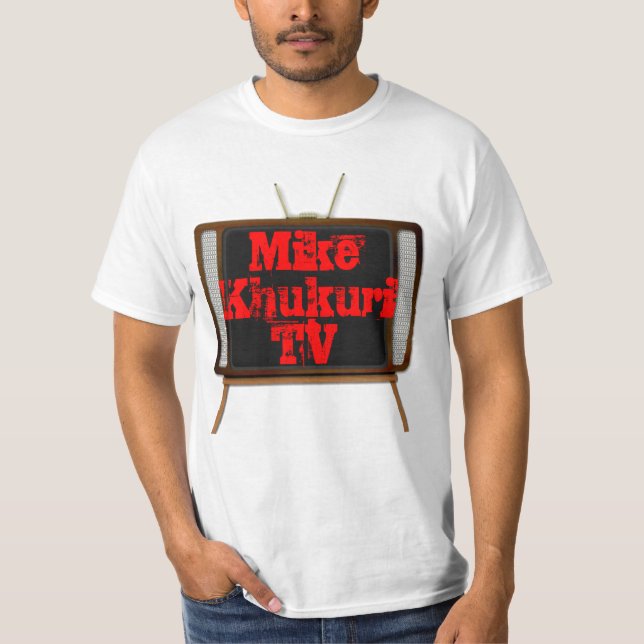 Camiseta Logotipo da tevê da velha escola (Frente)