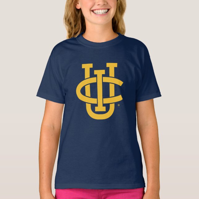 Camiseta Logotipo da Universidade da Califórnia em Irvine (Frente)