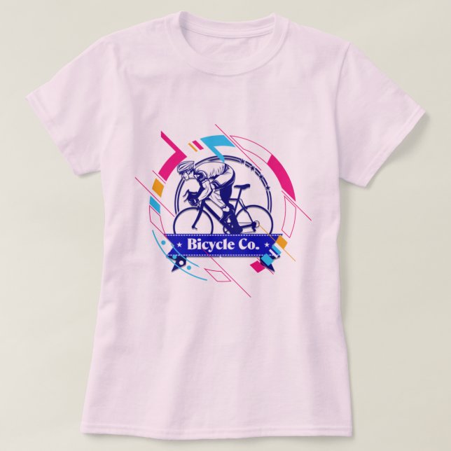 Camiseta Logotipo da Velocity Cycling & Performance (Frente do Design)