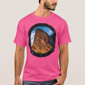 Camiseta Logotipo das estrelas do Colorado Red Rocks