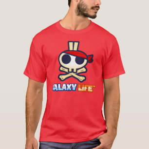 Camiseta Logotipo de Alliance do pirata da vida da galáxia
