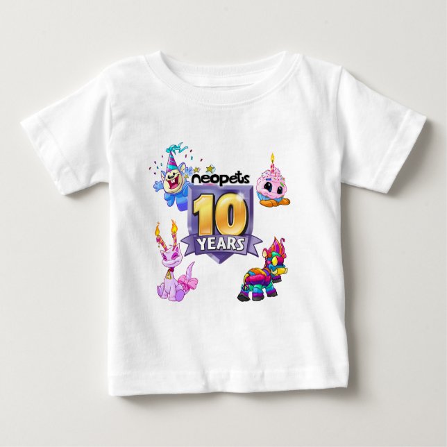 Camiseta Logotipo de aniversário do 10º (Frente)