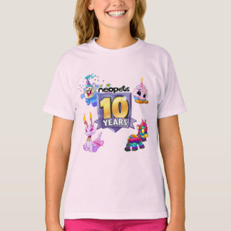 Camiseta Logotipo de aniversário do 10º