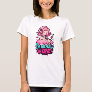 Camiseta Logotipo de Arte de Rua Rosa Feminina – Estou Perd