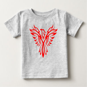 Camiseta Logotipo de Ascensão de pássaros (vermelho) mítico