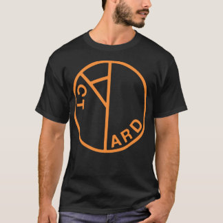 Camiseta Logotipo de ato do estaleiro laranja a sobrecarga 