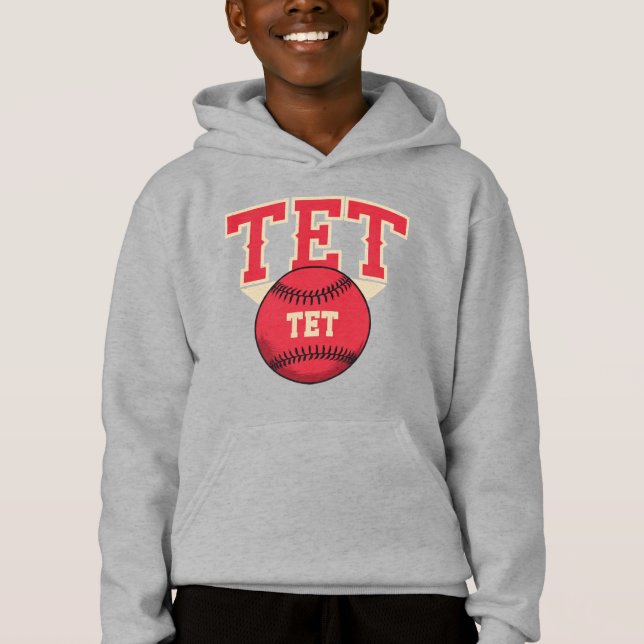 Camiseta Logotipo de Baseball TET (Frente)