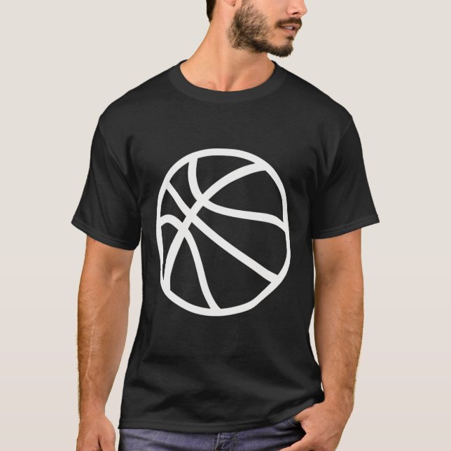 Camiseta Logotipo de basquete (Frente)