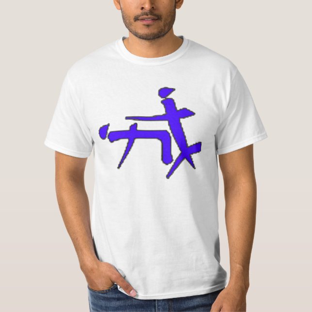 Camiseta Logotipo de BeatfreaK - azul (Frente)