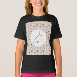 Camiseta Logotipo de Beleza para a Mulher Abstrato moderna