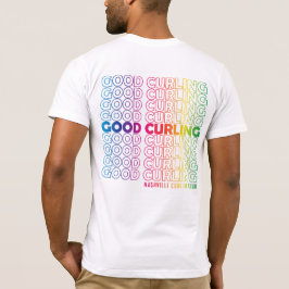 Camiseta Logotipo de bolso do Nashville Curling Club Pride 