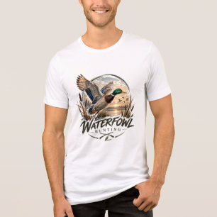 Camiseta Logotipo de Caça a Aves Aquáticas