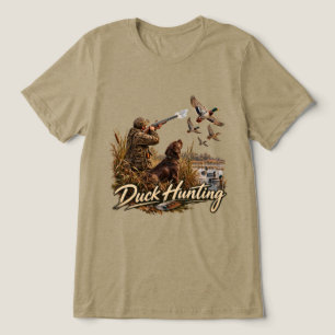 Camiseta Logotipo de Caça ao Pato