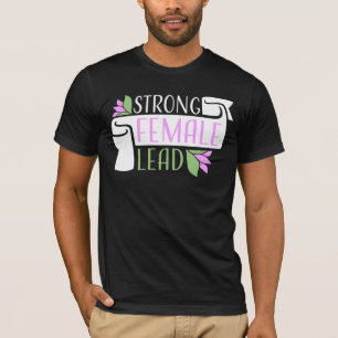 Camiseta Logotipo de Citação de Empoderamento Feminista de