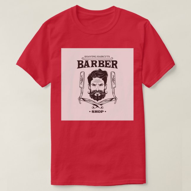 CAMISETA LOGOTIPO DE COMPRO BARBER (Frente do Design)