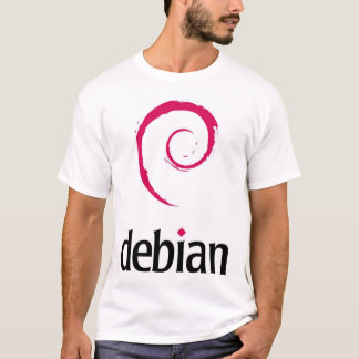 Camiseta Logotipo de Debian