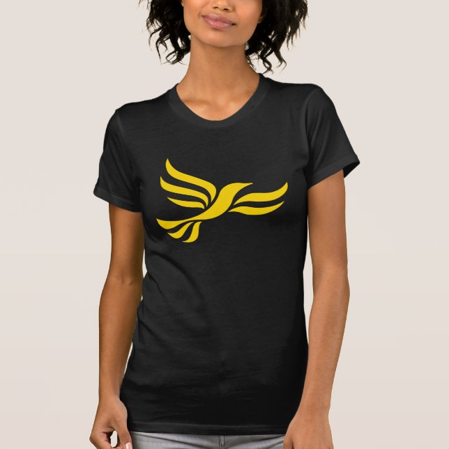 Camiseta Logotipo de Democratas liberais (Frente)