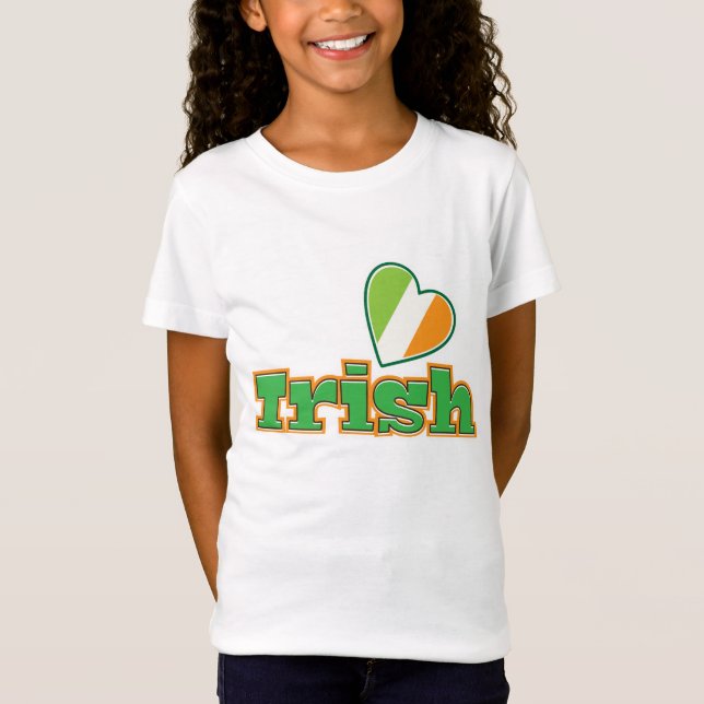 Camiseta logotipo de desenho irlandês (Frente)