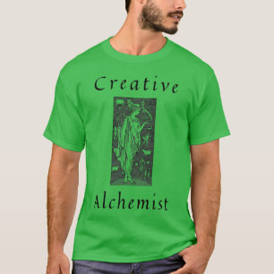 Camiseta Logotipo de Deusa Alquimista Criativa
