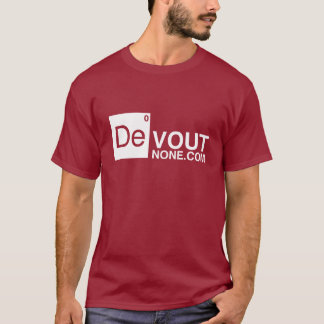 Camiseta logotipo de DevoutNone.com