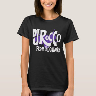 Camiseta Logotipo de DJ Rocco From Rockland Feminino Branco