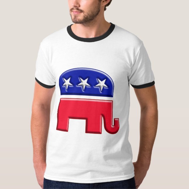 Camiseta Logotipo de elefante GOP (Frente)