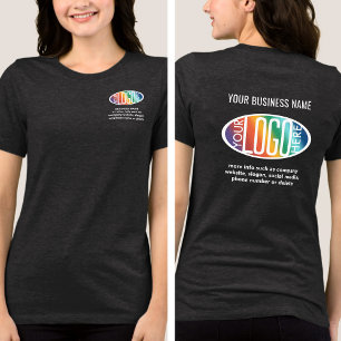 Camiseta Logotipo de empresa impresso personalizado na part