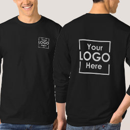 Camiseta Logotipo de empresa personalizado simples Parte fr