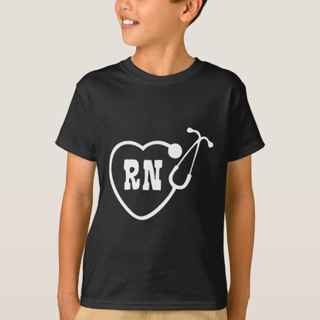 Camiseta Logotipo de enfermeiro Rn (Frente)