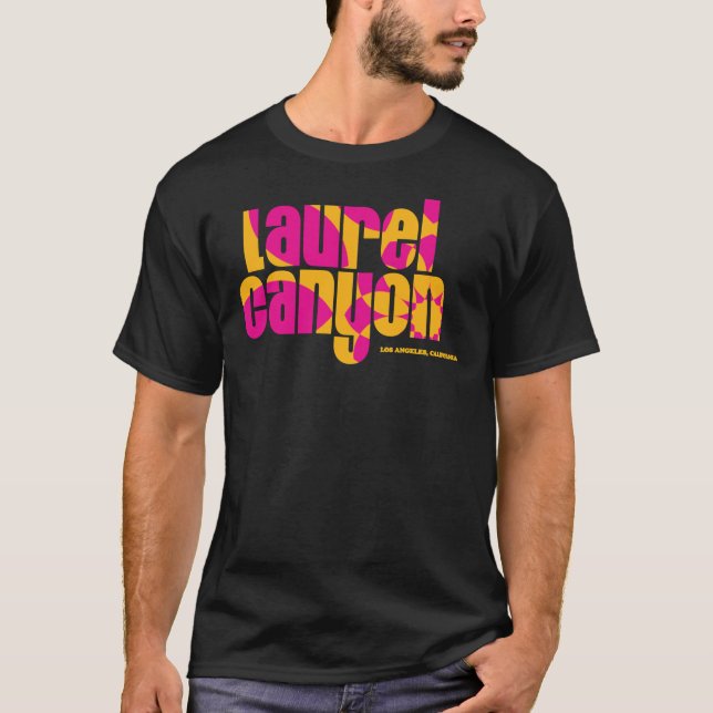 Camiseta Logotipo de flor psicodélica Laurel Canyon - Fitte (Frente)