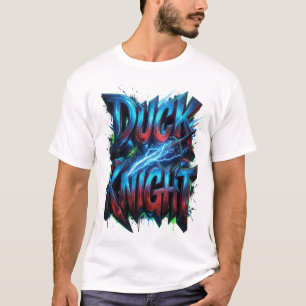 Camiseta Logotipo de Grafite Cibernético 3D do Cavaleiro Pa