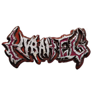 Camiseta Logotipo de Grafite de Metal Pesado com Grafismo M