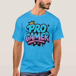 Camiseta Logotipo de Grafite PRO GAMER