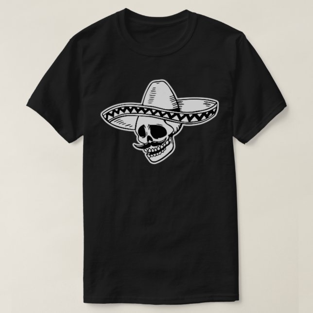 Camiseta logotipo de Grajeda preto e branco (Frente do Design)