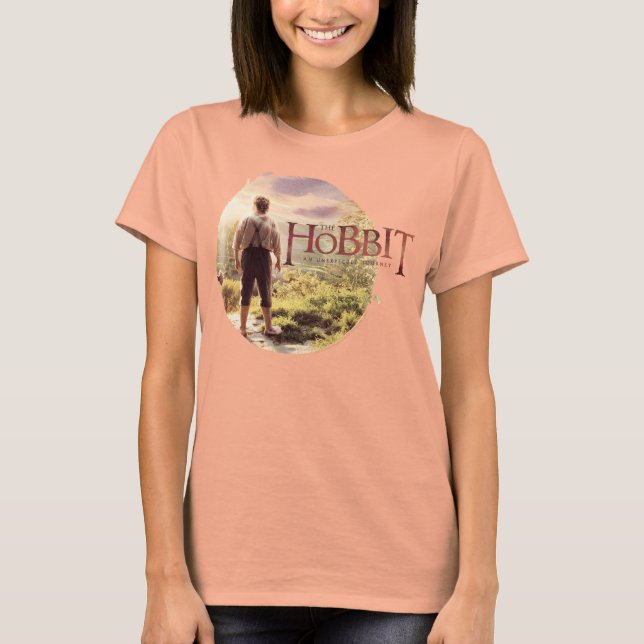 Camiseta Logotipo de Hobbit com BILBO BAGGINS™ traseiro (Frente)