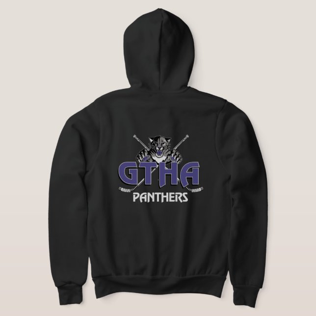 Camiseta Logotipo de hóquei da Mãe Panthers (Postura das costas)