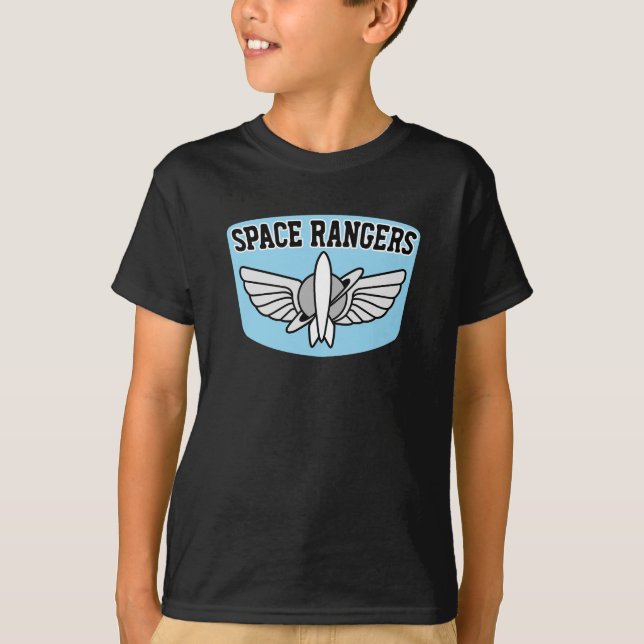 Camiseta Logotipo de invasor de espaço (Frente)