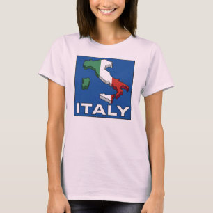 Camiseta Logotipo de Italia das viagens vintage