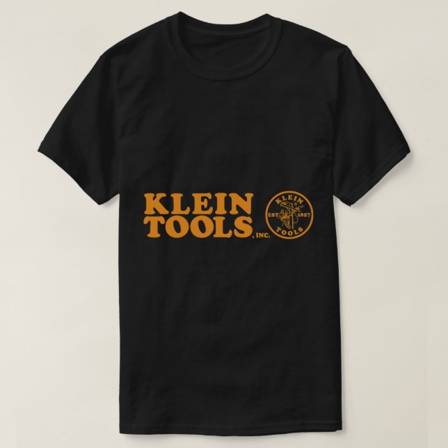 CAMISETA LOGOTIPO DE KLEIN DE FERRAMENTAS DE ALIMENTAÇÃO -  (Frente do Design)