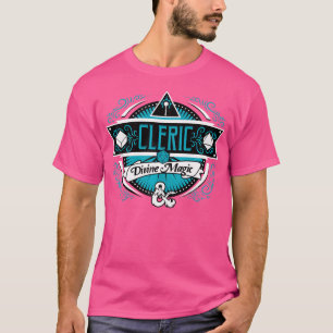 Camiseta Logotipo de Magia Divina do Clérigo de Dungeons &