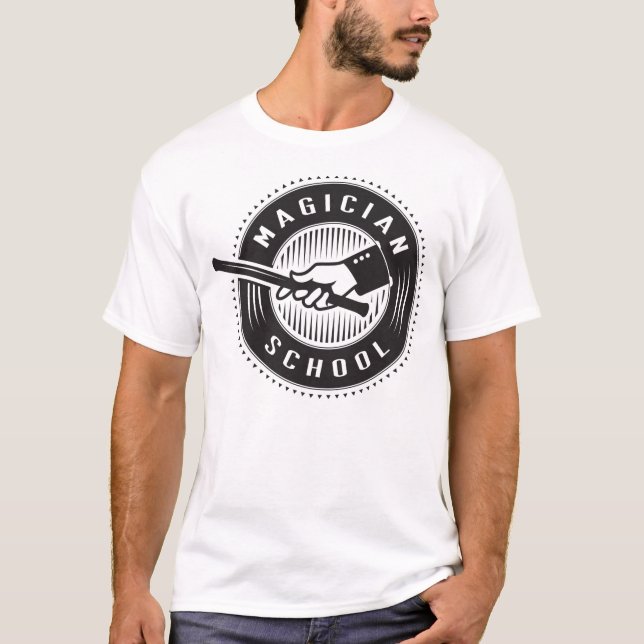 Camiseta Logotipo de MagicianSchool (Frente)