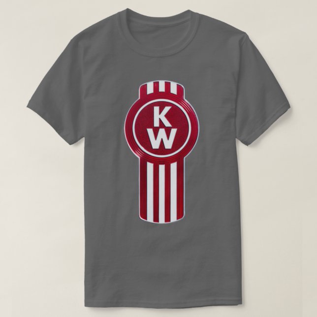 Camiseta logotipo de melhor kw vermelho (Frente do Design)