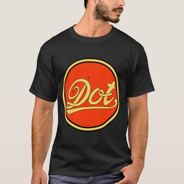 Camiseta Logotipo de motociclos ponto (Frente)