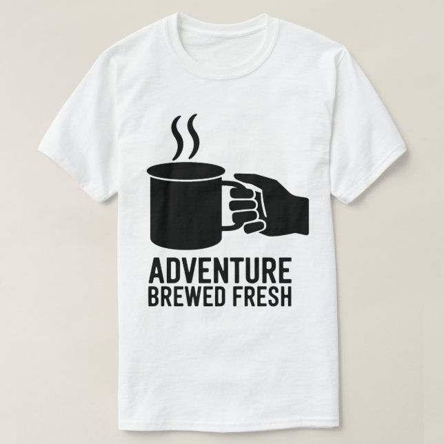 Camiseta Logotipo de Mug Café Aventura Design (Frente do Design)