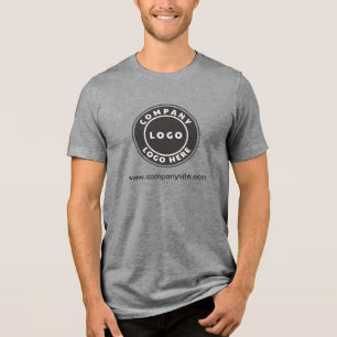 Camiseta Logotipo de Negócios Modernos e Funcionários do Si